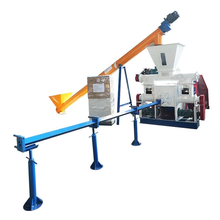 0,25-4T/H Mattonelle di combustibile per biomassa di segatura (Pressa a pistone per stampaggio di bricchette per biomassa, macchina per bricchette a vite)