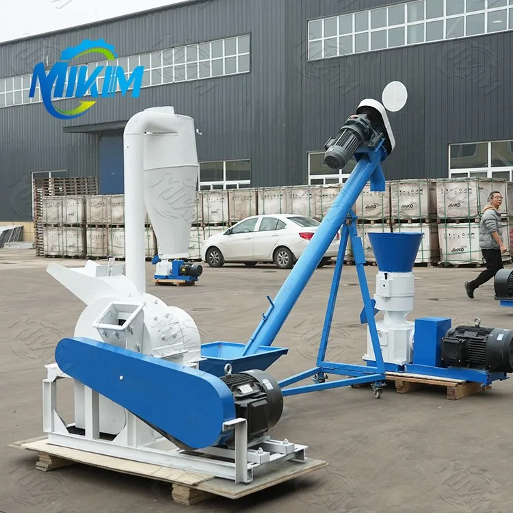 Small wood pellet manufacturing line Small wood pellet manufacturing line