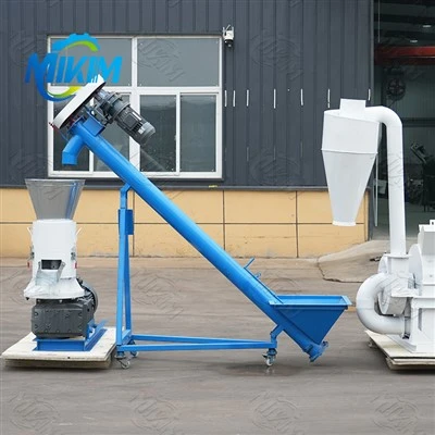 Intera linea di produzione di pellet in legno