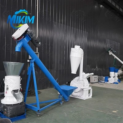 Linea a pellet di biomassa automatica completa