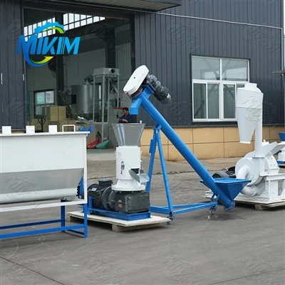 Piccola linea di produzione di pellet in legno di biomassa