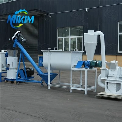 Linea a pellet di biomassa in legno